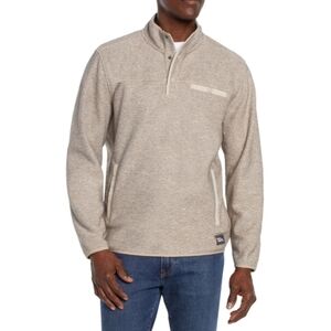 Eddie Bauer Men's Beige Pullover Fleece Sweater Size L